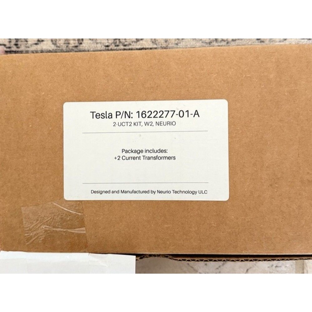 2 Tesla Neurio W2 Current Transformer CT Sensors Kit 1622277-01-A